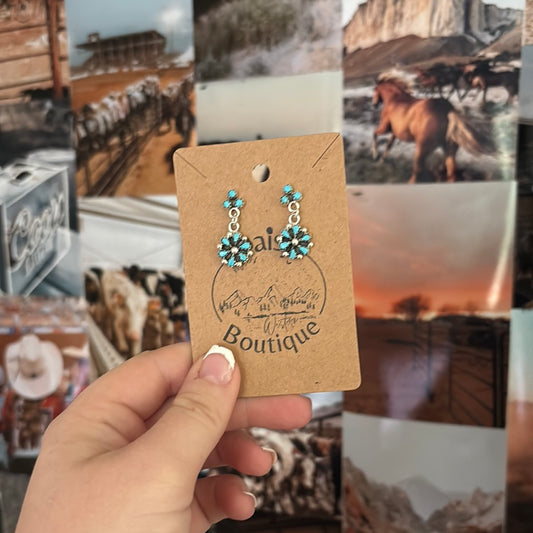 Zuni Turquoise Earrings