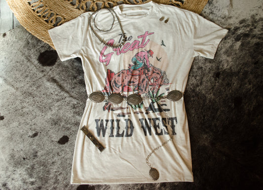 The Great Wild West T-Shirt Dress