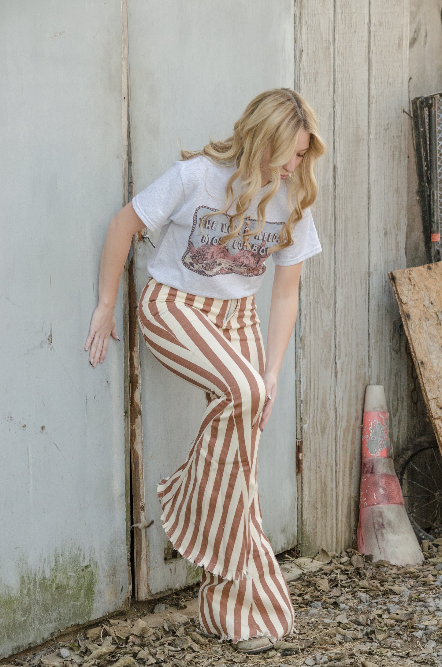 Stripped Bell Bottoms