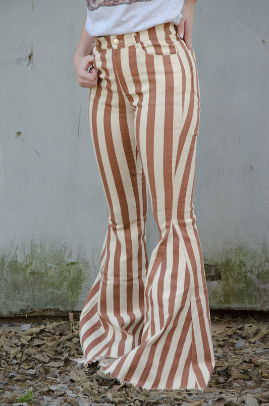 Stripped Bell Bottoms