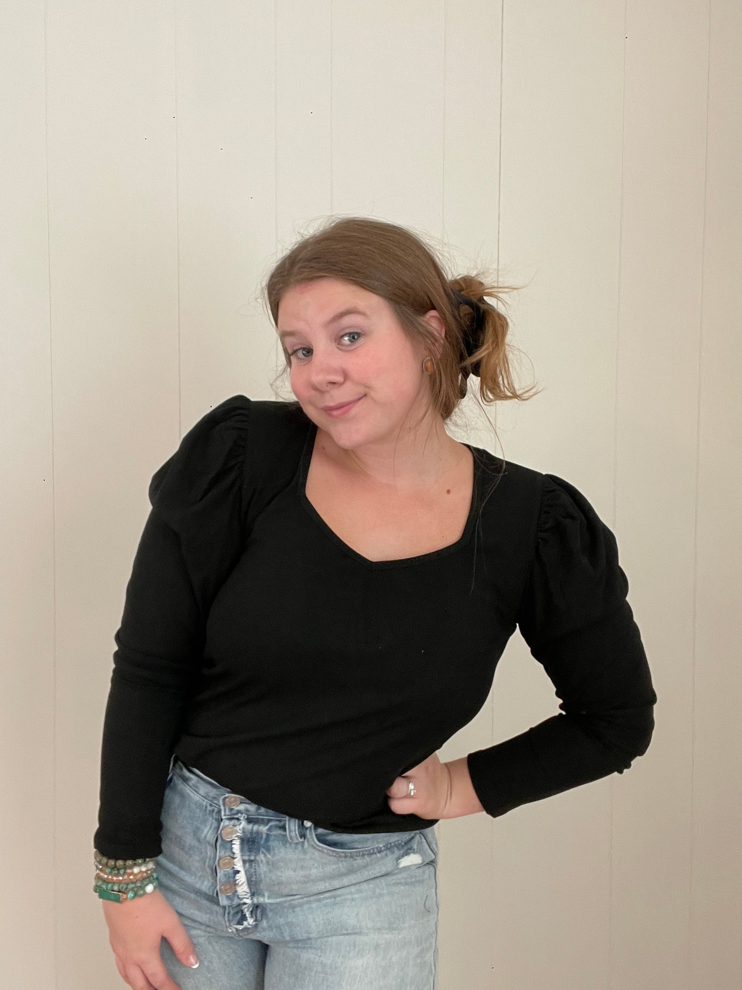 Something Classy Black Top