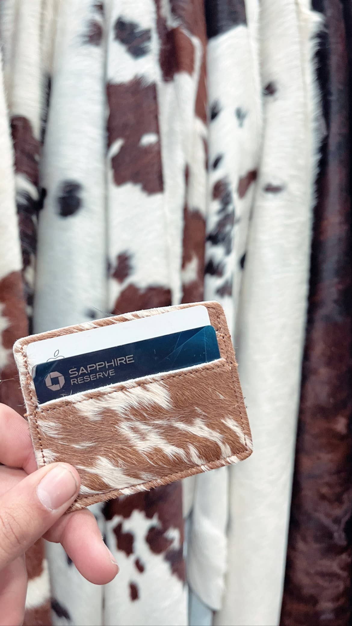 Cowhide Credit Card Wallet